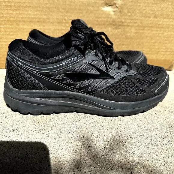 Brooks Addiction 13 4E Extra Wide Trail Running Shoes Athletic Lace Up Black 8.5
